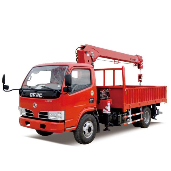 Mobile 8 Ton Truck Crane Hydraulic Parts And MOOG Cylinder Equipped