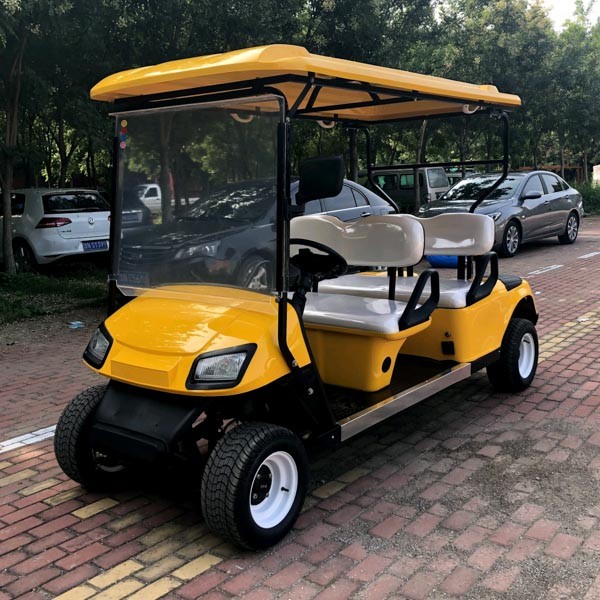 Автомобиль для гольфа с низкой скоростью 4 места литийные батареи бесплатная доставка 4 колеса