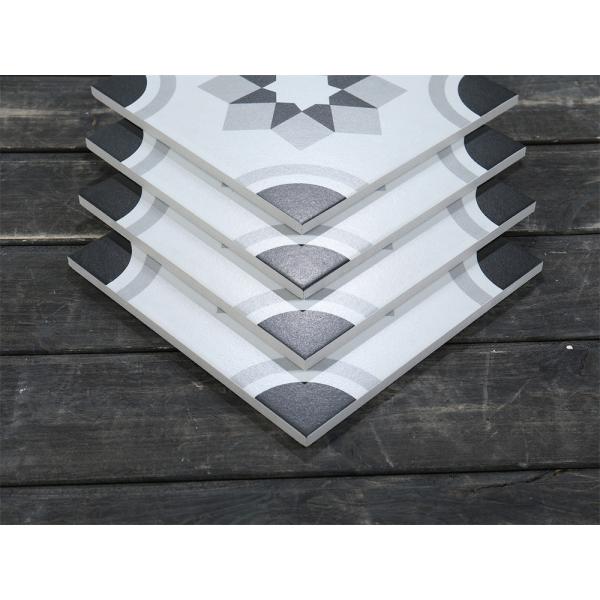 Gray 20x20cm Ceramic Rustic Tile for Hotel Bathroom Floor