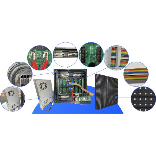 Vms Signs Front Service LED Display With MS080F 1/5 Scan Mode