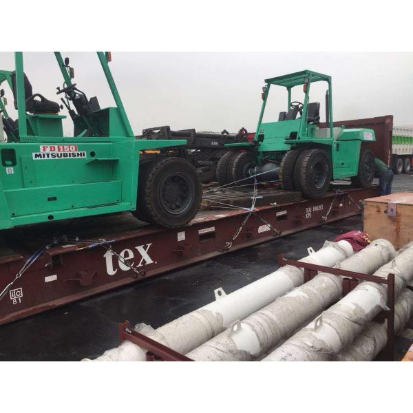 Original Japan Used Tcm Forklift 2200 Mm Fork Length With New Battery