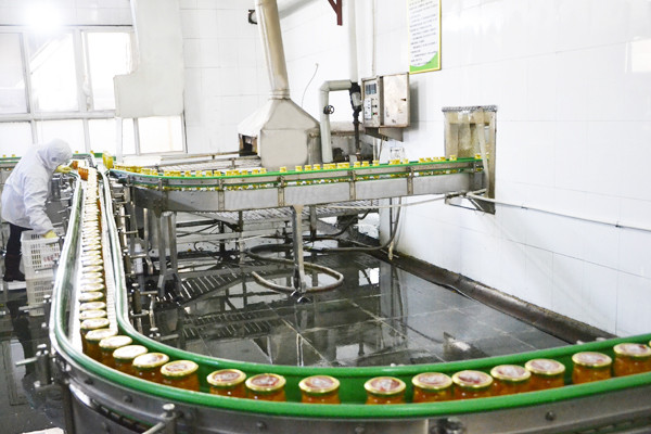 Fruits Vegetables Canned Food Production Line Glass Bottle Metal Top Lid Type