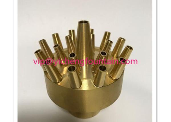 Fixed 3 Layer Blossom Flower Water Fountain Nozzles 8.5 Meters Spray Height