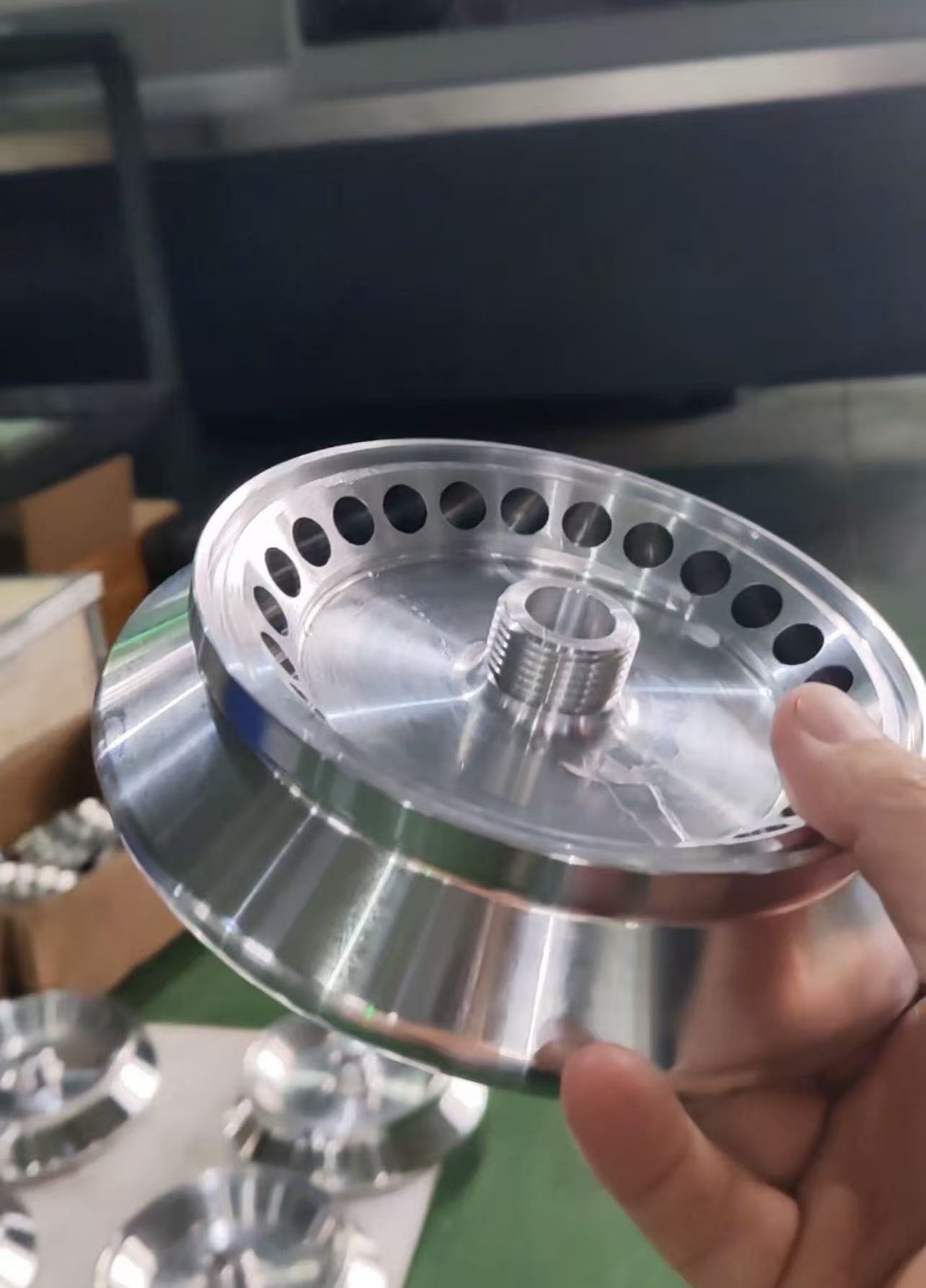 Custom CNC Machined High Precision ±0.01mm Billet Construction Aluminum Centrifuge Rotor with Dynamic Balancing