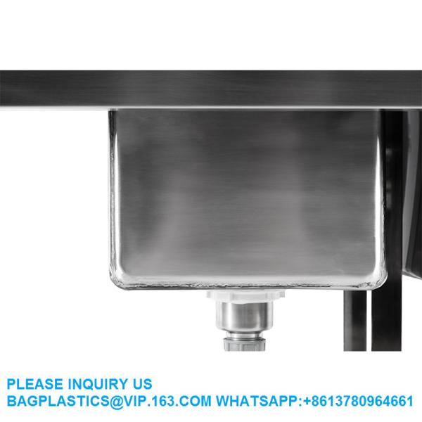 Lab Furniture Supplies Factory Customized Laboratory Steel Double Sink With Two Door Cabinets