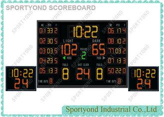 Play Timer Electronic Basketball Scoreboard , Wireless Basketball Shot Clocks