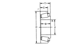 Хромная сталь GCr15 LM11949 LM11910 Конечный роликовый подшипник для рынка Европы, Азии и США