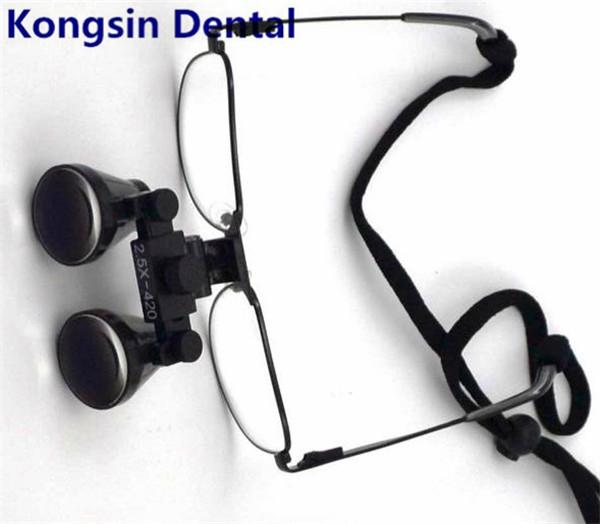 2.5 Times Dental Magnifying Loupes , Medical Optical Surgical Binocular Loupes
