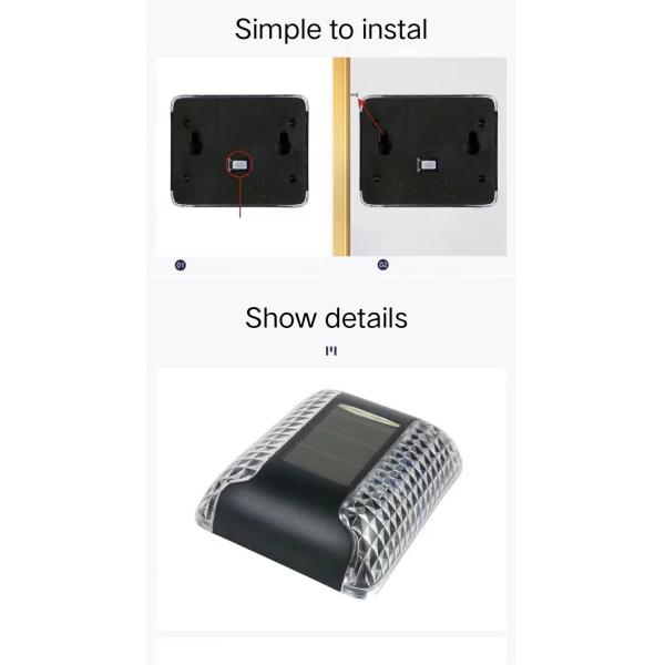 Waterproof Solar Light Garden Villa Exterior Wall Spotlight Super Bright Decorative