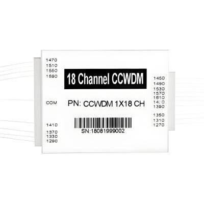 18CH Compact Coarse Wavelength Division Multiplexer CCWDM Mux with Advanced Free Space Optics Technology