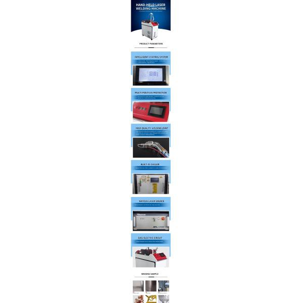 Handheld cnc fiber laser welding machine 1000W stainless steel