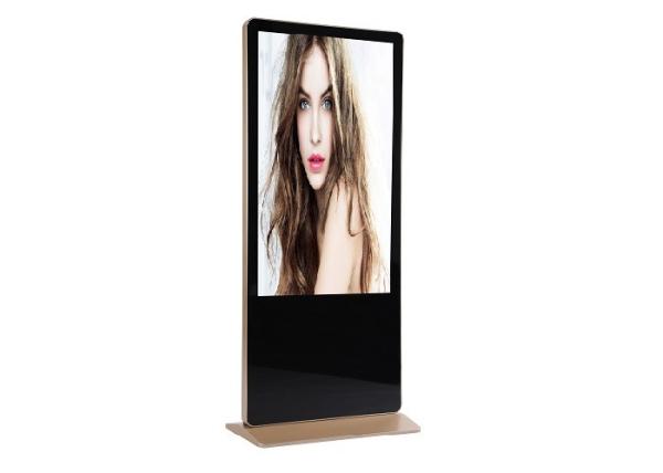 Android OS Floor Standing Digital Signage Supported Vertical And Horizontal Mode