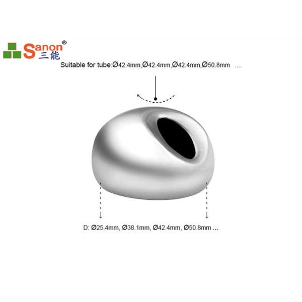 Компоненты поручня нержавеющей стали соединитель 30 градусов для трубки поручня лестницы