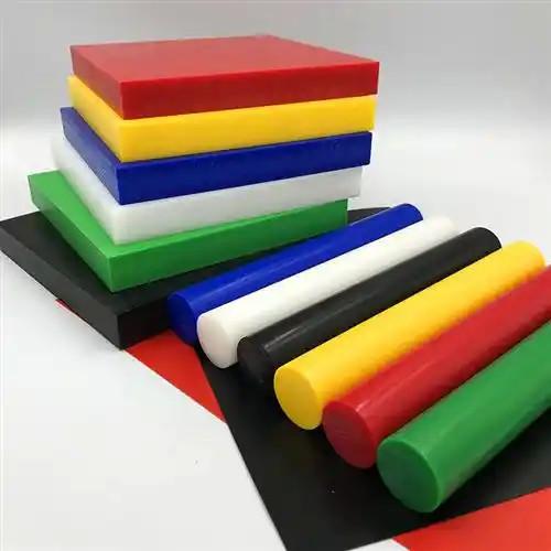 1mm 5mm 25mm Nylon PVC Round Rod Extrusion Natural Cast Plastic