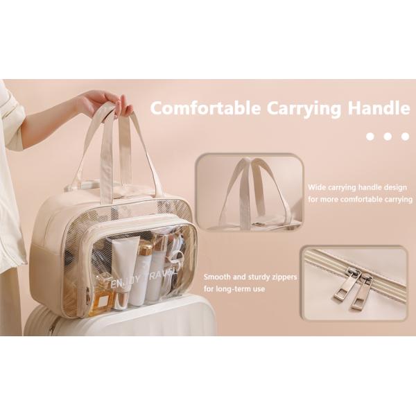 Travel Toiletry Bag For Women And Men, Beach Bag Waterproof Sandproof, Large Clear Tote For Gym Pool Beach Summer Vacation