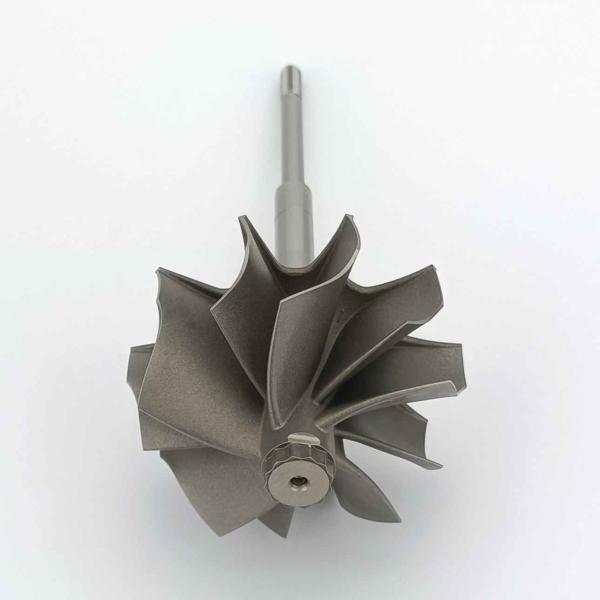 MS-TECH Turbo GTP38R Actualizar el eje de la rueda de la turbina Ind 76,5 mm Exd 69,8 mm Las hojas 9