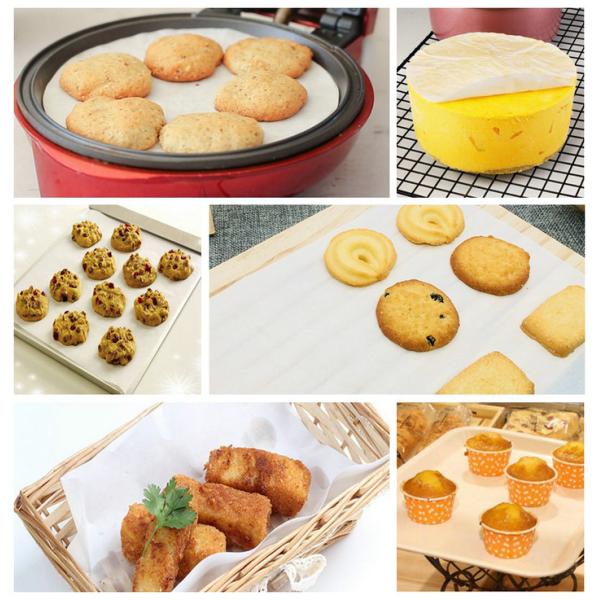 Greaseproof Muffin Cupcake Cases Paper For Oven Accessories 33GSM 35GSM FDA