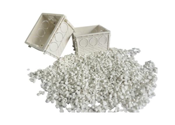 Boîte de jonction électrique en plastique blanche pour bâtiments commerciaux
