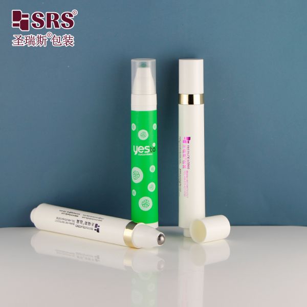 AY 10ML 15ML Luxury Eye Gel Airless Roller Bottle Massage Applicator