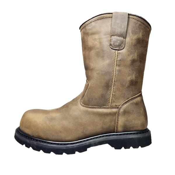 High Top Factory Metal Buckle Goodyear Protection Footwear Top-Notch Safety Shoes for Men