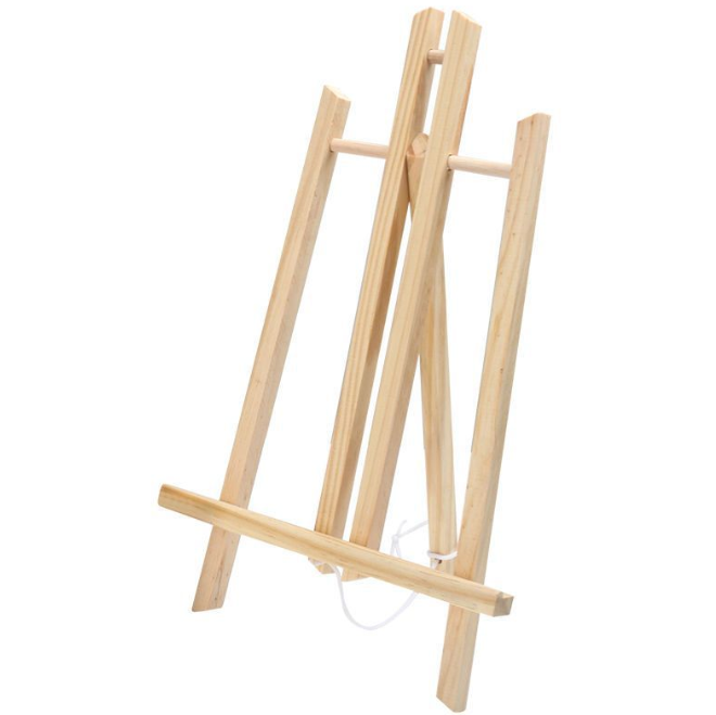 30CM 40CM 50CM Desktop Triangular Easel Wooden Adjustable Portable Kids Easel Art Painting Easel Display Stand Art Supplies