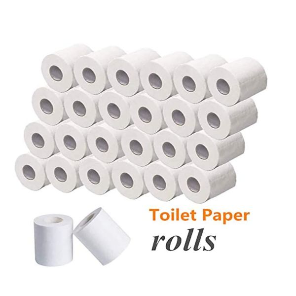 Luxury Flat Pack Toilet Paper Sinopec Group Paper Toilet Colored Customized Ultra Soft 96 Rolls of Toilet Paper Bamboo Pulp