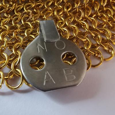 Reusable Insulation Blankets SS Lacing Hook 22 Mm Head