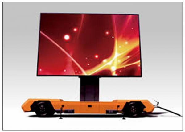 Outdoor Advertising Truck / Vehicles / Taxi LED Display Double Sided Electric