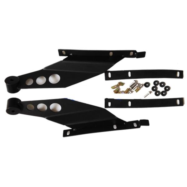 Black Toyota LED Light Bar Brackets Tacoma 50 Straight B543 Aluminium Material