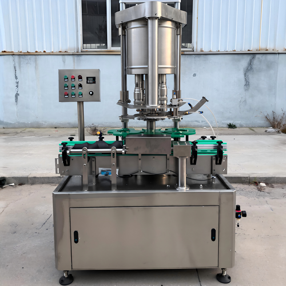 Plastic Bottle Automatic Capping Sealing Machine for Pet Cap Screwing With Conveyor