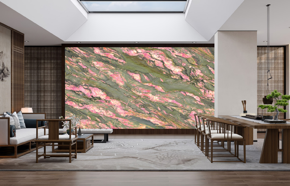 High End 3D Printed Feature Wall Panel Flame Retardant Hotel Lobby