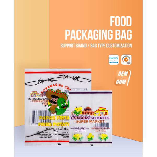 Специально напечатанные влагостойкие пластиковые пакеты для закусок Сушеные продукты
