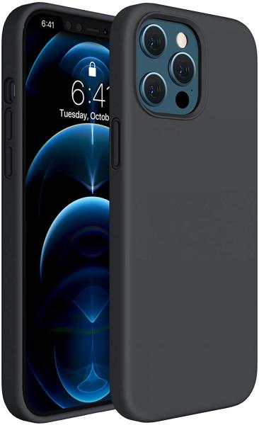 Liquid Silicone Case,Gel Rubber Full Body Protection Shockproof Drop Protection Phone Case for iPhone 12