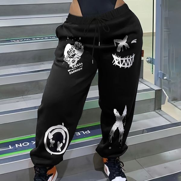 Customized Women Bottoms Flat Front  100% Cotton Women Sweatpants Absorbing