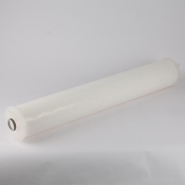 40 Inch 0.1 Micron Large Flow Pleated Water Filter Element for Industrial Filtration