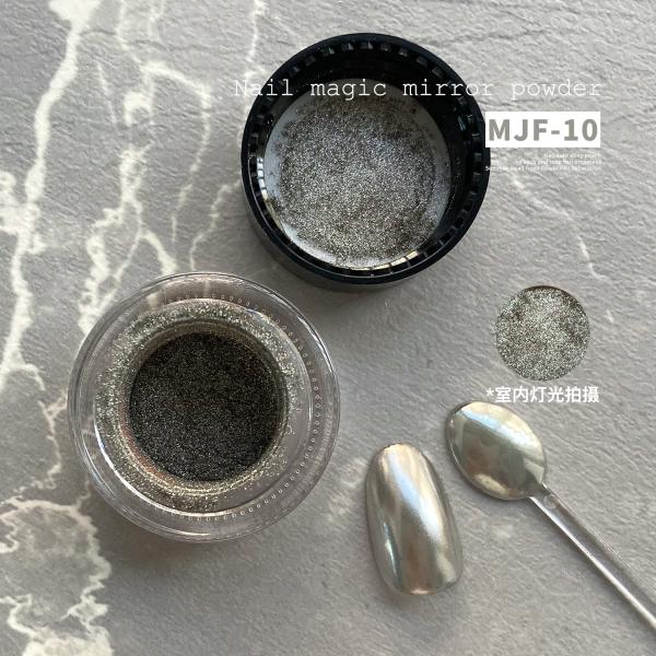 Nail powder Super bright metal magic mirror powder for nail enhancement retro golden nail art decoration
