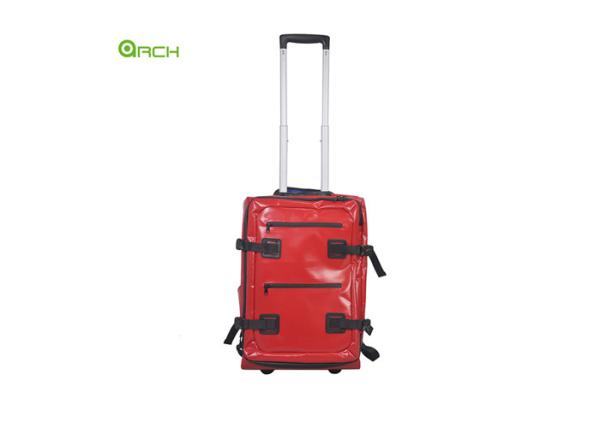 Two Front Pockets Waterproof Carry On Luggage With Backpack