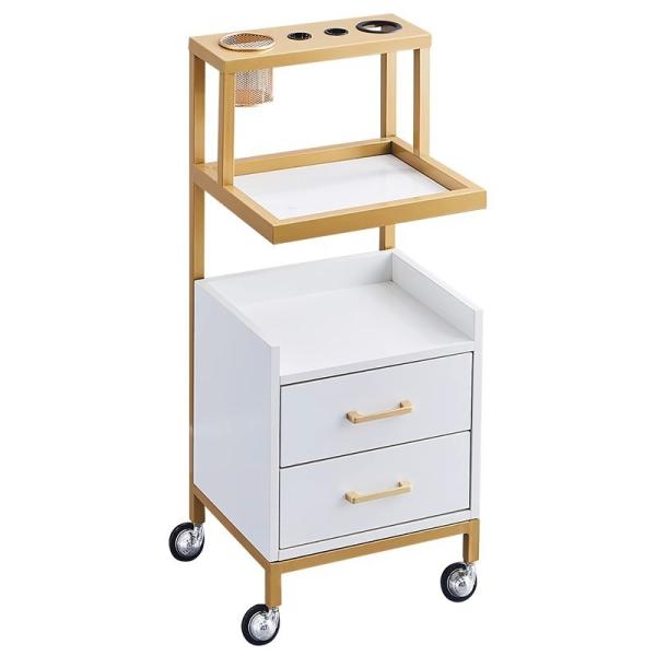 Barber Shop Tool Cabinet Trolley Hair Salon Special Table Multi-function Rack Beauty Storage will Wheels