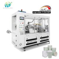 Máquina automática para fazer copos de papel de descarte 100-120pcs/min Alta velocidade