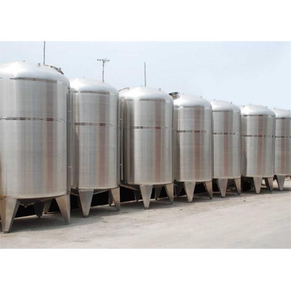 304 316 Stainless Steel Fermentation Tanks / Heated Mixing Tank ISO Approved