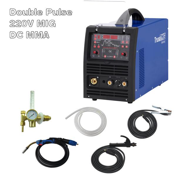 230V Double Pulse Mig Welder Welding Machine Manufacturer 250A Aluminum Mig Welders
