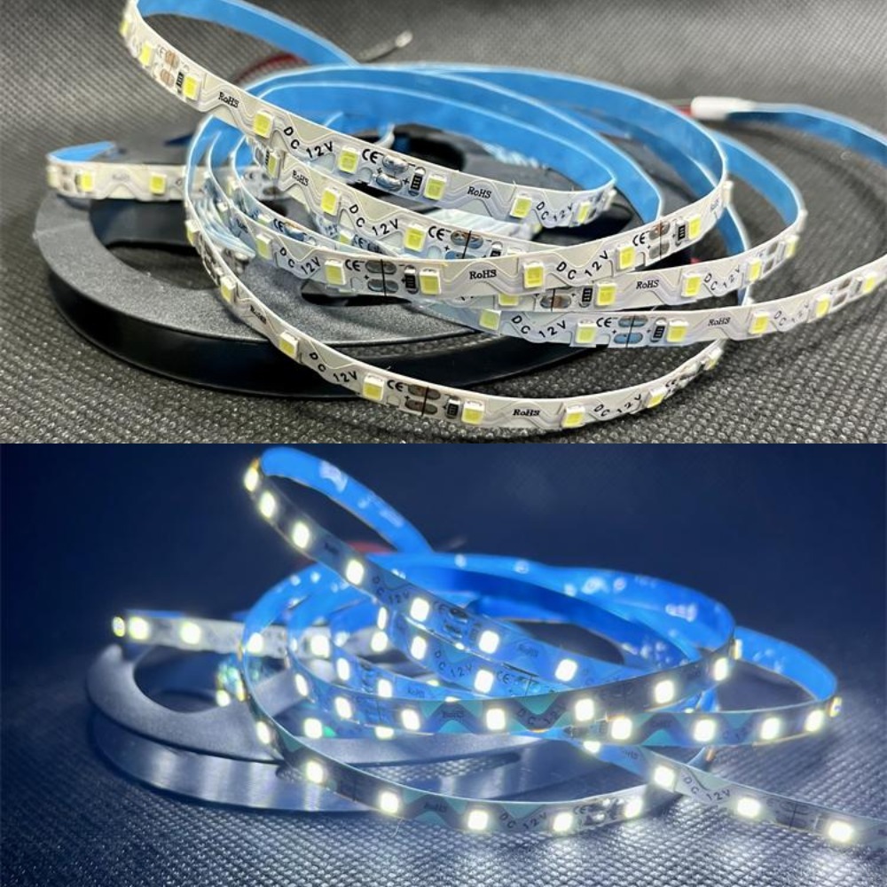 SMD2835 Zigzag LED Strip 60LED/M 12V 24V Flexible Sign Backlighting Light