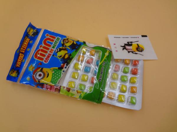 Os doces da goma de Mini Round Colorful Mixed Chewing para o saco das crianças 12g embalaram