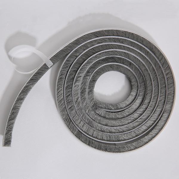 Waterproof Dustproof Extrusive Backing Pile Weather Strip For Window And Door Perfect for Both Residential and Commercial