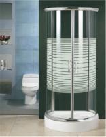 ABS horizontal redondo Tray Acid Glass Shower Cubicles para 2 pessoas