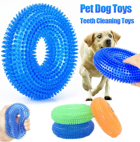 Upgrade Your Dog's Playtime with Pet Dog Toy Toroidal Ball Bite Resistant and Fun