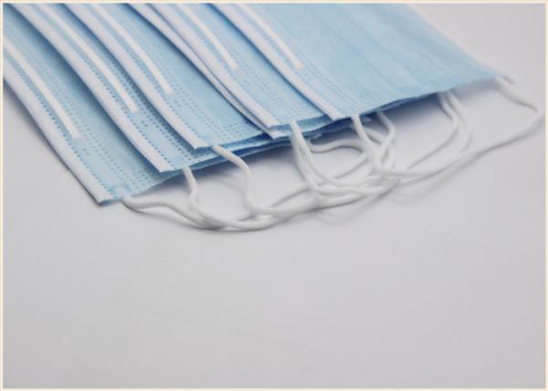 Elastic Earloop Disposable Medical Face Mask 3 Layers OEM ODM Available