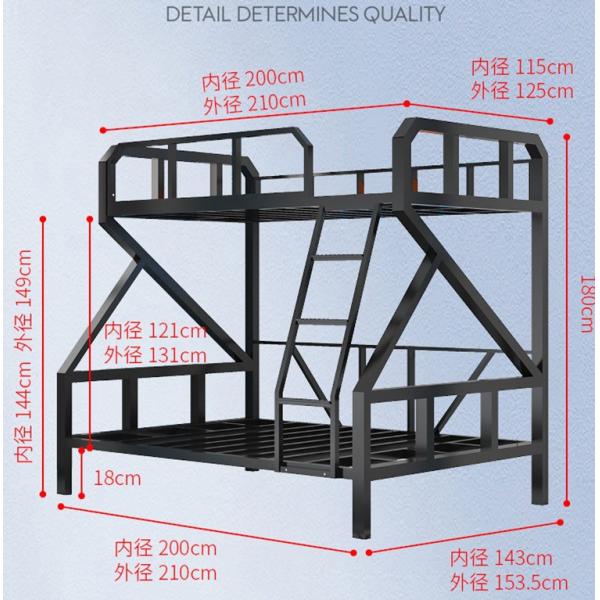 Двухслойная железная кровать для интернет-игр Кафе Коммерческая мебель и общественность
