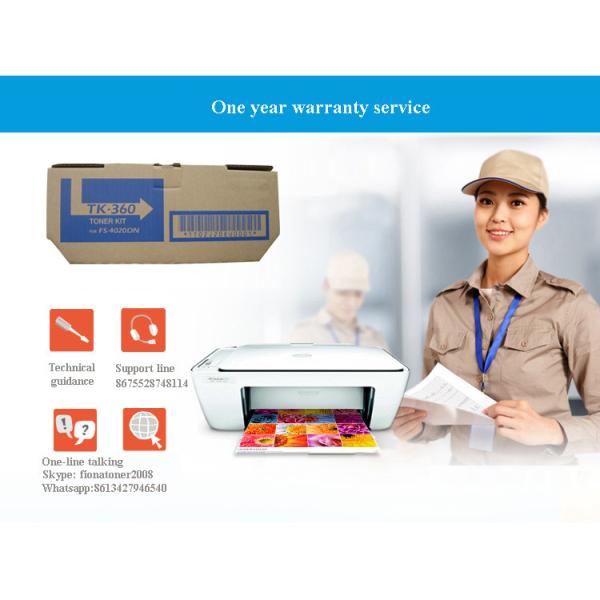 Remanufactured Black Toner Cartridge For Kyocera TK-360 , FS 4020 Printer