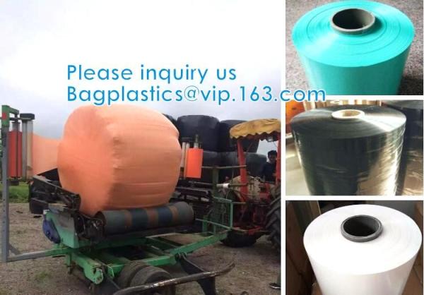 UV Resistant Preserve Silage, Hay, Maize Protection Wrap Film Agriculture Grass Bale Pack Silage Stretch Film